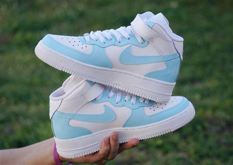 baby blauw nike air force|baby blue air force ones.